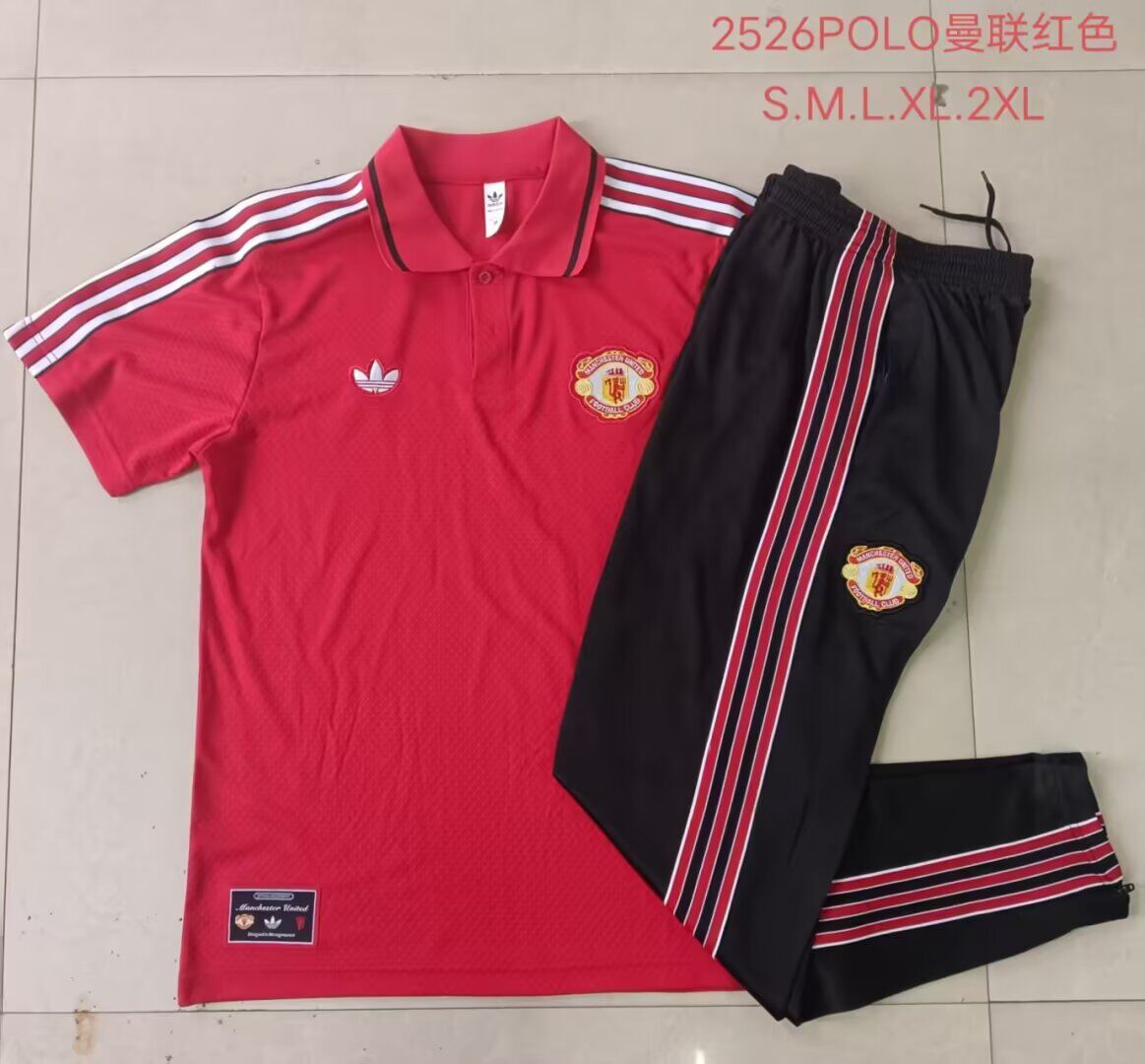 AAA Quality Man Utd 25/26 Red Training Kit Jerseys